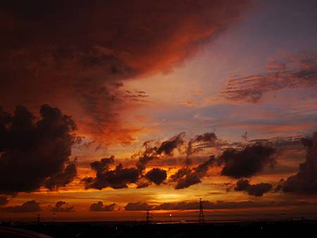 台中清水夕陽