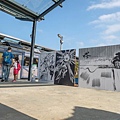 竹東小鎮內灣線內灣線鐵道美術館開幕，竹東站有多達11個藝術裝置作品。.jpg