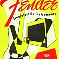 1954年的Fender型錄封面