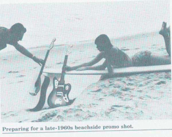 衝浪搖滾熱門時期的Fender Jaugar廣告