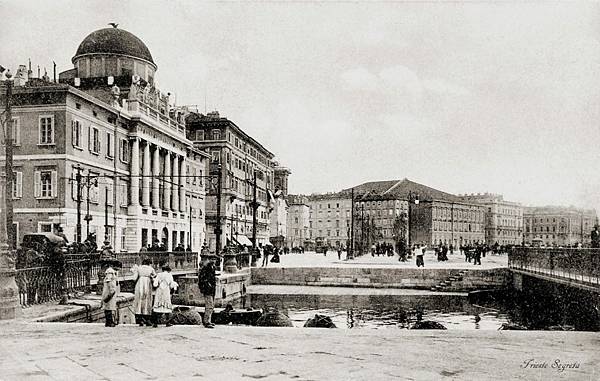 Trieste大運河(Canal Grande)與橋梁的歷史
