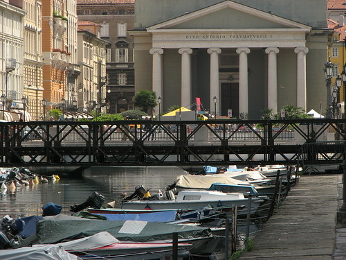 Trieste大運河(Canal Grande)與橋梁的歷史
