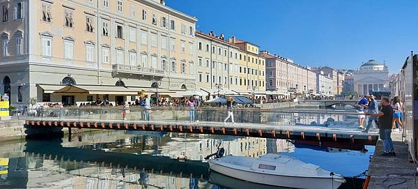 Trieste大運河(Canal Grande)與橋梁的歷史