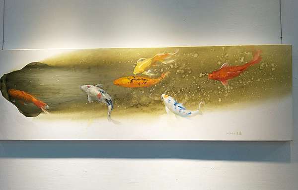 魚意人生 葛秉讓恣遊畫展有感 初見藝術繪館 痞客邦
