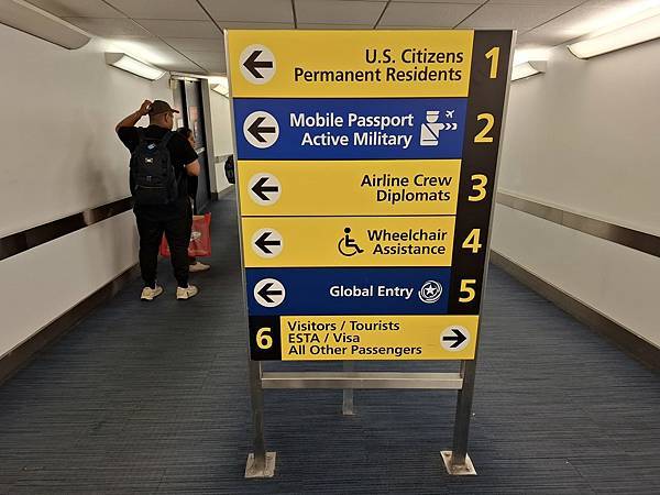 2025 美國紐約JFK機場入境流程