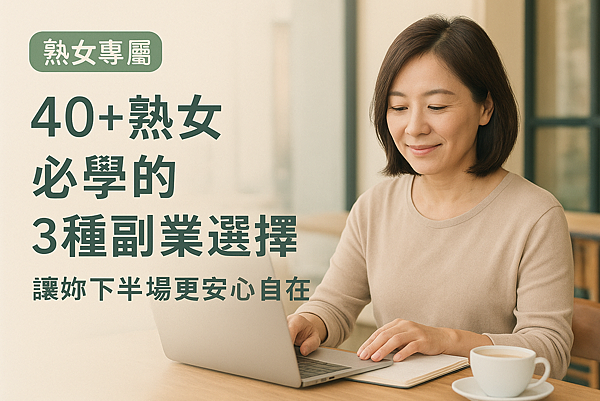 40+熟女必學的3種副業選擇 ~【盛德信靈魂團隊】