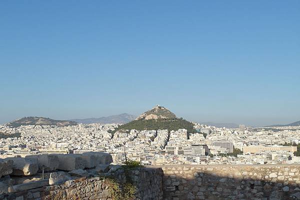 SAM_2280雅典城內Likavitos山，據說是俯看市景的最佳位置