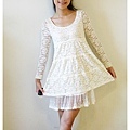 005-CICI-SHOP讓人心動-全蕾絲高品質連衣裙#4...
