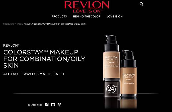 REVLON® COLORSTAY™ MAKEUP FOR COMBINATION/OILY SKIN