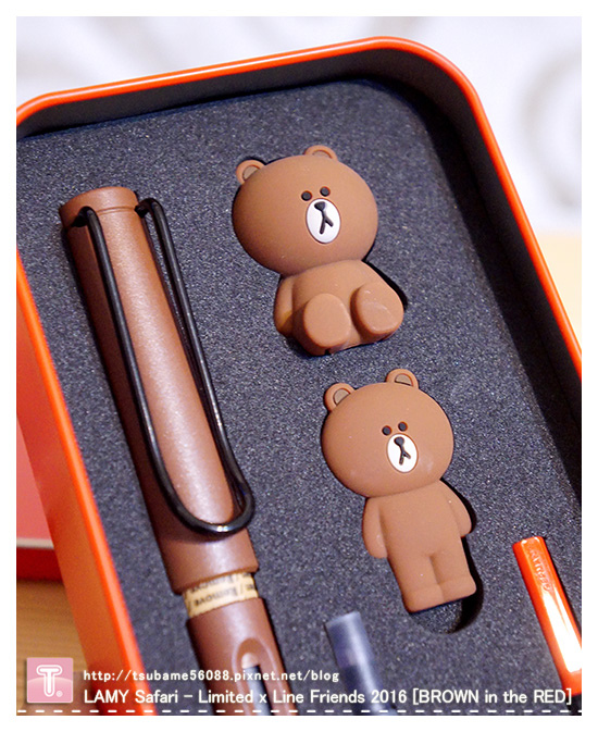 LAMY Safari - Limited x Line Friends 2016 [BROWN in the RED] 熊大鋼筆