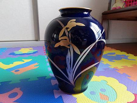 抓章魚用的大倉陶園跟香蘭社製花瓶 (6)