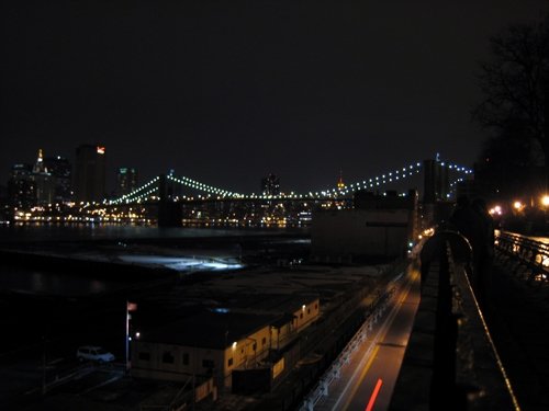 brooklyn bridge from brooklyn heights