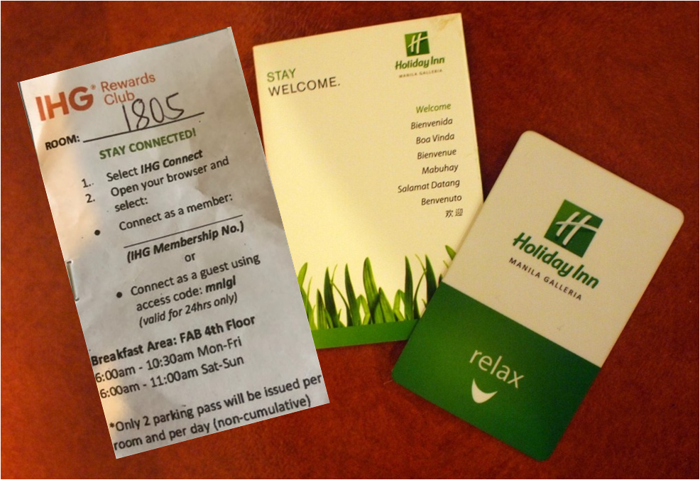 馬尼拉 廣場假日酒店 Holiday Inn Manila Galleria; 馬尼拉自由行; 馬尼拉飯店推薦; 馬尼拉住宿