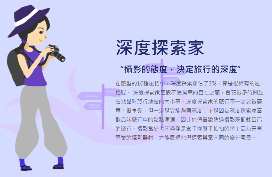 旅型; 旅型測驗; 旅行測驗