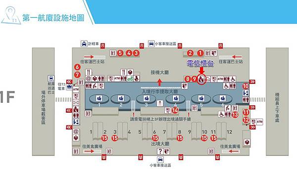 桃機第一航廈圖 桃機第一航廈圖