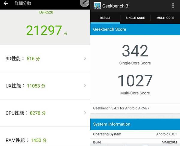 LG STYLUS2跑分 LG STYLUS2跑分