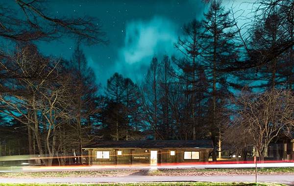 小木屋夜景 小木屋夜景