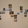 My postcards' wall