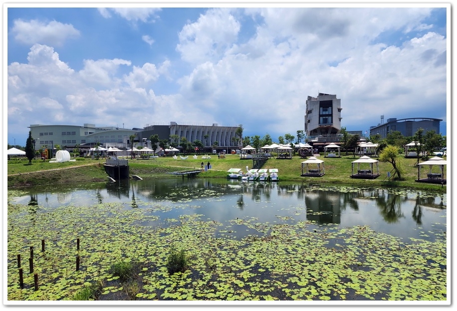 屏東《潮州鐵道園區》坐火車遊愛琴湖│湖畔喝咖啡─愛到高潮站