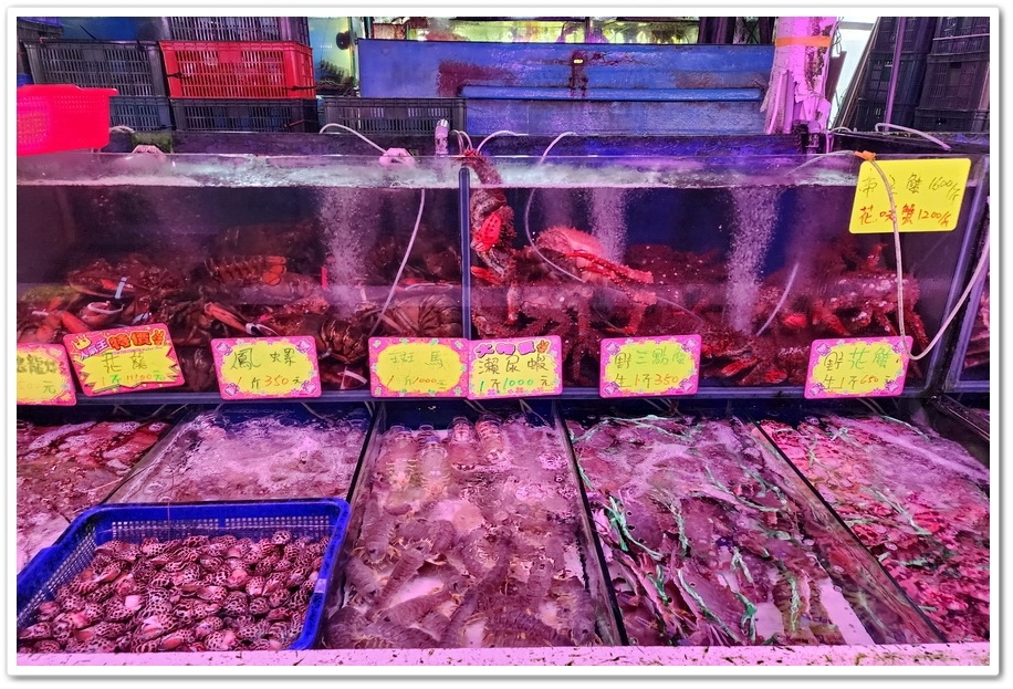新竹《南寮漁港》A12船老大午餐、最美地標《波光市集》