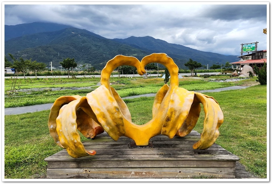 花蓮富里鄉《2024富里稻草藝術季》在花海中與猩猩家族一起拍