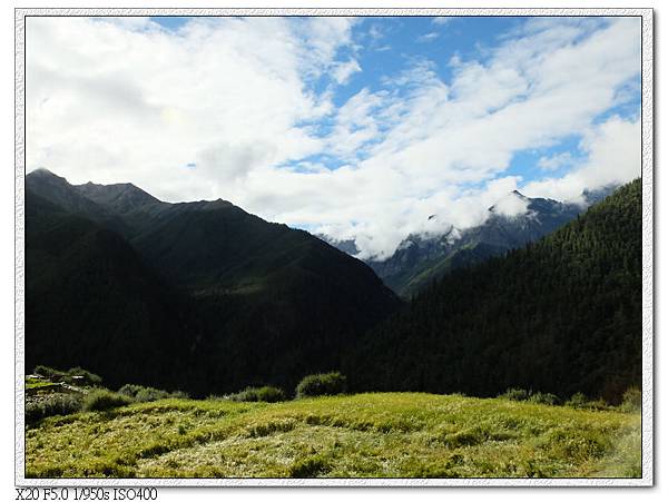 客棧前方風景