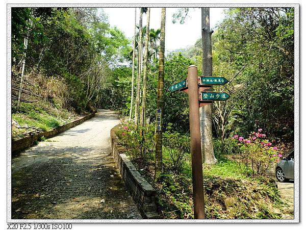 13:12 到第二登山步道,這裡往上走可以到步道700m處的三叉路口