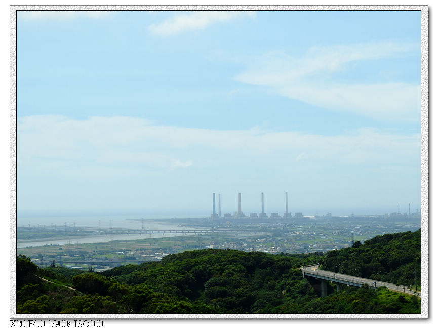 大肚溪出海口,右邊的路好像是華山路...