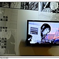 牆上有播放伊藤老師對富江的創作想法