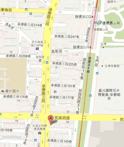 圓山地圖 圓山地圖