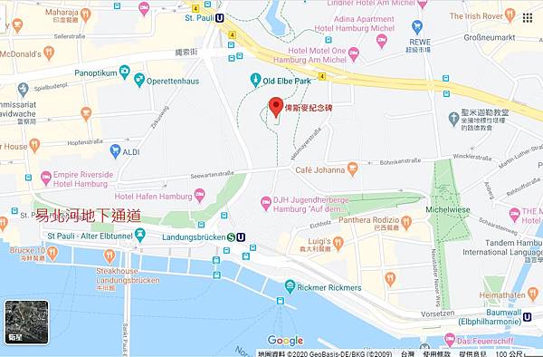2018暑假歐遊趣~俾斯麥紀念碑與漫遊易北河舊隧道