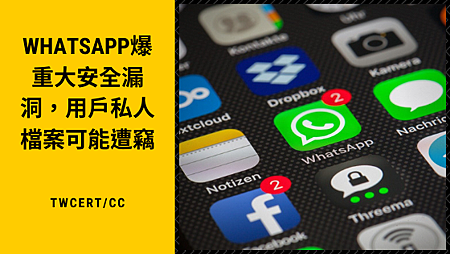 WhatsApp爆重大安全漏洞,用戶私人檔案可能遭竊.png WhatsApp爆重大安全漏洞,用戶私人檔案可能遭竊.png