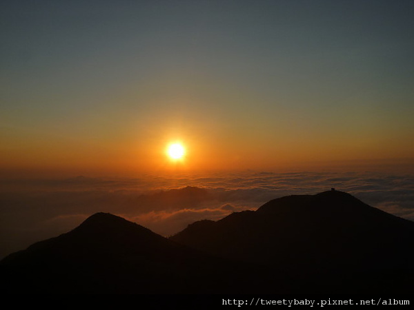 擎天崗山.竹蒿山.大屯山夕陽雲海 206.JPG