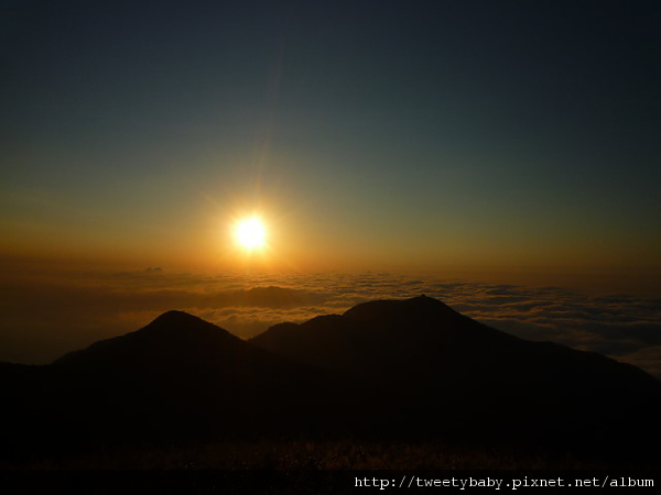 擎天崗山.竹蒿山.大屯山夕陽雲海 193.JPG