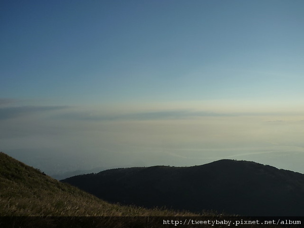 擎天崗山.竹蒿山.大屯山夕陽雲海 144.JPG