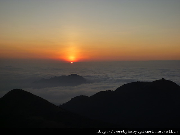 擎天崗山.竹蒿山.大屯山夕陽雲海 242.JPG