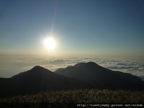 擎天崗山.竹蒿山.大屯山夕陽雲海 161.JPG