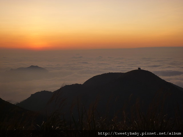 擎天崗山.竹蒿山.大屯山夕陽雲海 278.JPG