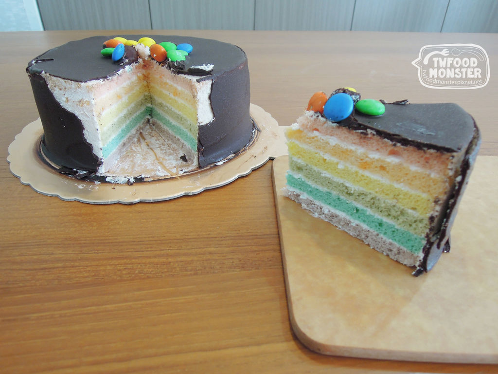 甘納許彩虹蛋糕