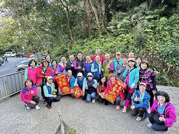 大溪區大艽芎土地公新春團拜。溪州山健行