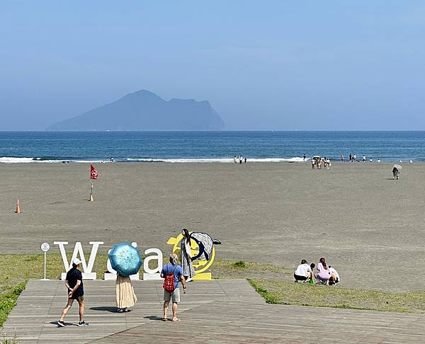 外澳石空古道。太和山步道