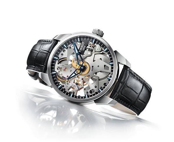 8.TISSOT T-Complication Squelette 3D鏤空腕錶 建議售價 NT$ 58,000