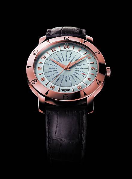 3.TISSOT 領航者系列160週年復刻18K玫瑰金紀念腕錶 建議售價NT$259,900