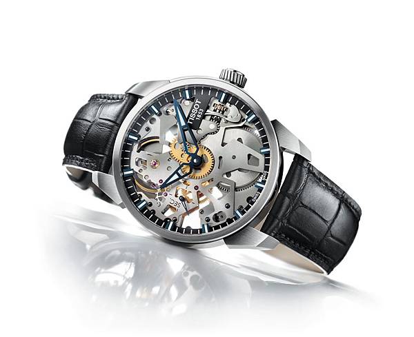 TISSOT T-Complication Squelett 3D鏤空腕錶 建議售價 NT$ 58,000