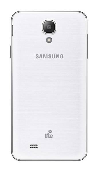 Samsung GALAXY J白色背蓋上的珍珠光澤及髮絲紋，更能襯托使用者無與倫比的質感品味