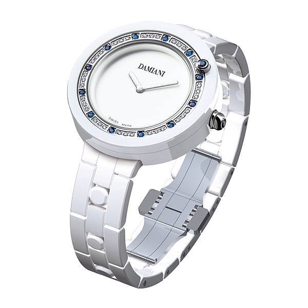 3.BELLE EPOQUE白色陶瓷腕錶,參考價格 NT$90,000起，視寶石數量而定
