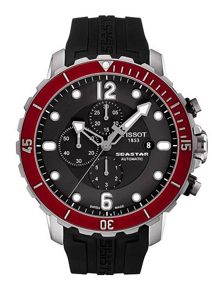 圖1.TISSOT Seastar 1000海星系列計時腕錶NT$41,500