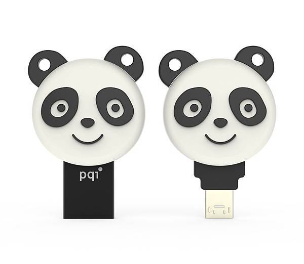 PQI 元氣熊貓 OTG 雙向儲存碟-1