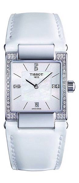 圖3.TISSOT T02系列女裝鑽錶 NT$38,700
