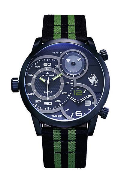 OUTING 系列 綠黑條紋錶帶款 NTD 6250